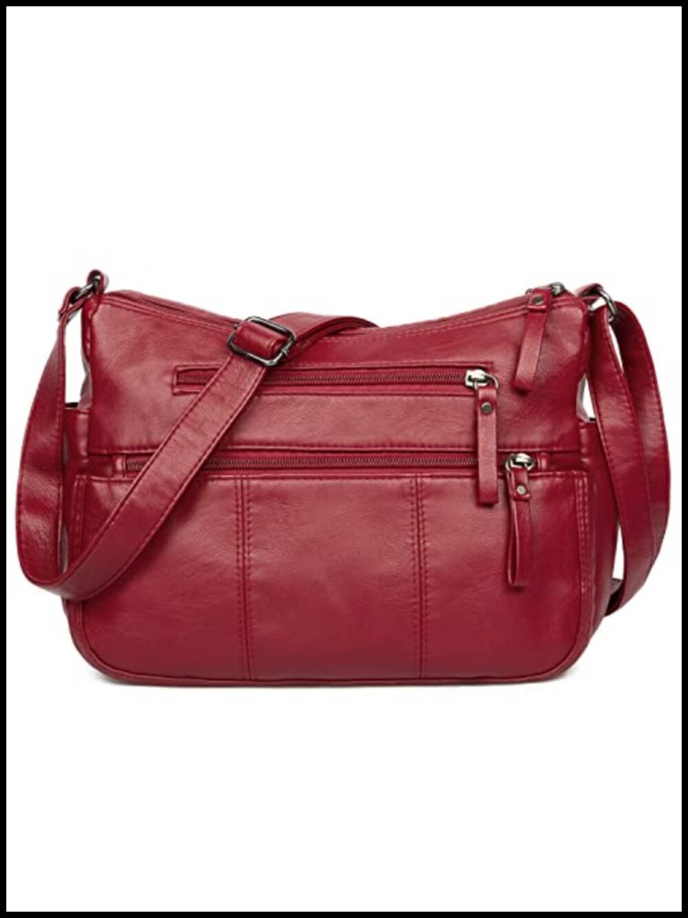 Ultra Soft PU Leather Shoulder Bag Crossbody Purse Lightweight Handbag